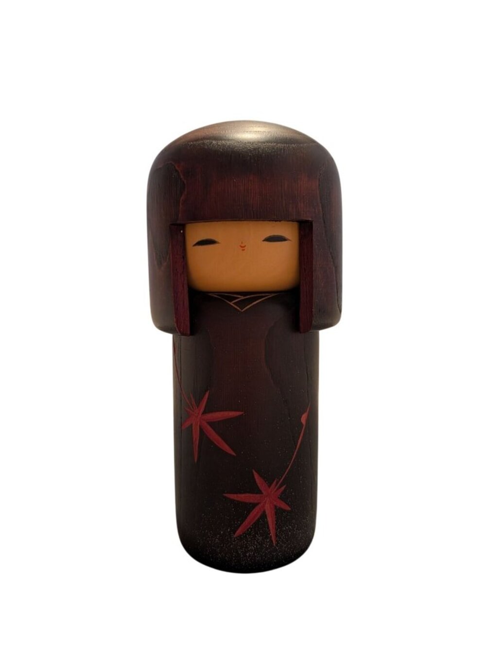Vintage Sosaku Kokeshi Doll "Sato No Aki" by Usaburo Okamoto Hand Carved Painted